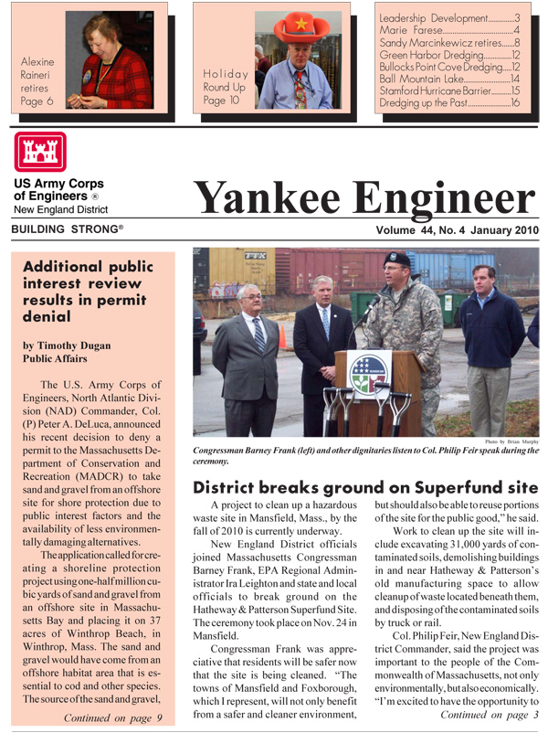 January 2010 edition of the Yankee Engineer
