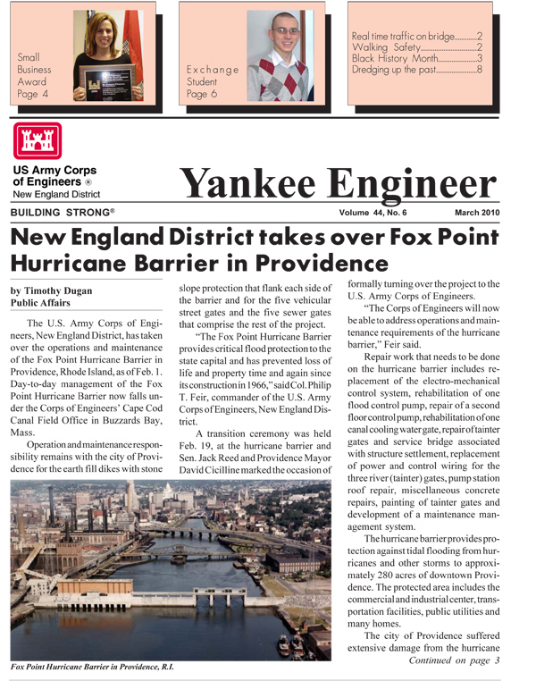 March 2010 edition of the Yankee Engineer