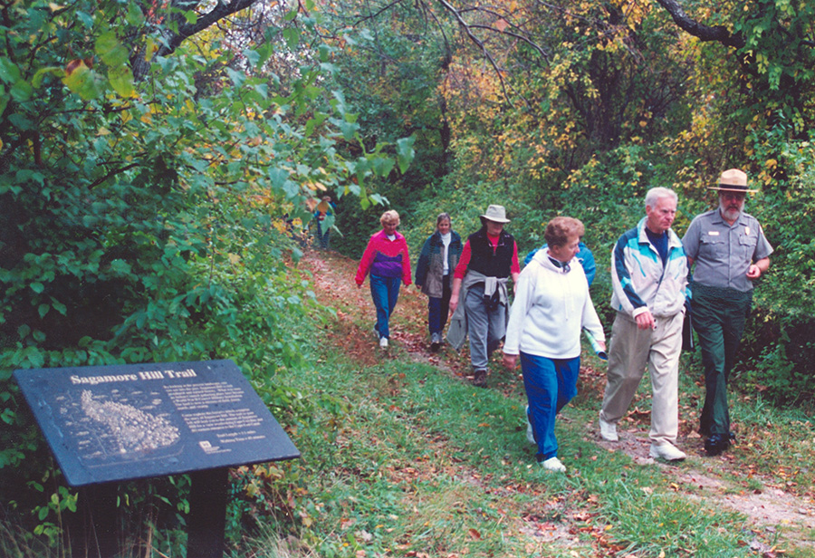 Interpretive hiking trails offer a wonderful blend of natural and cultural history.