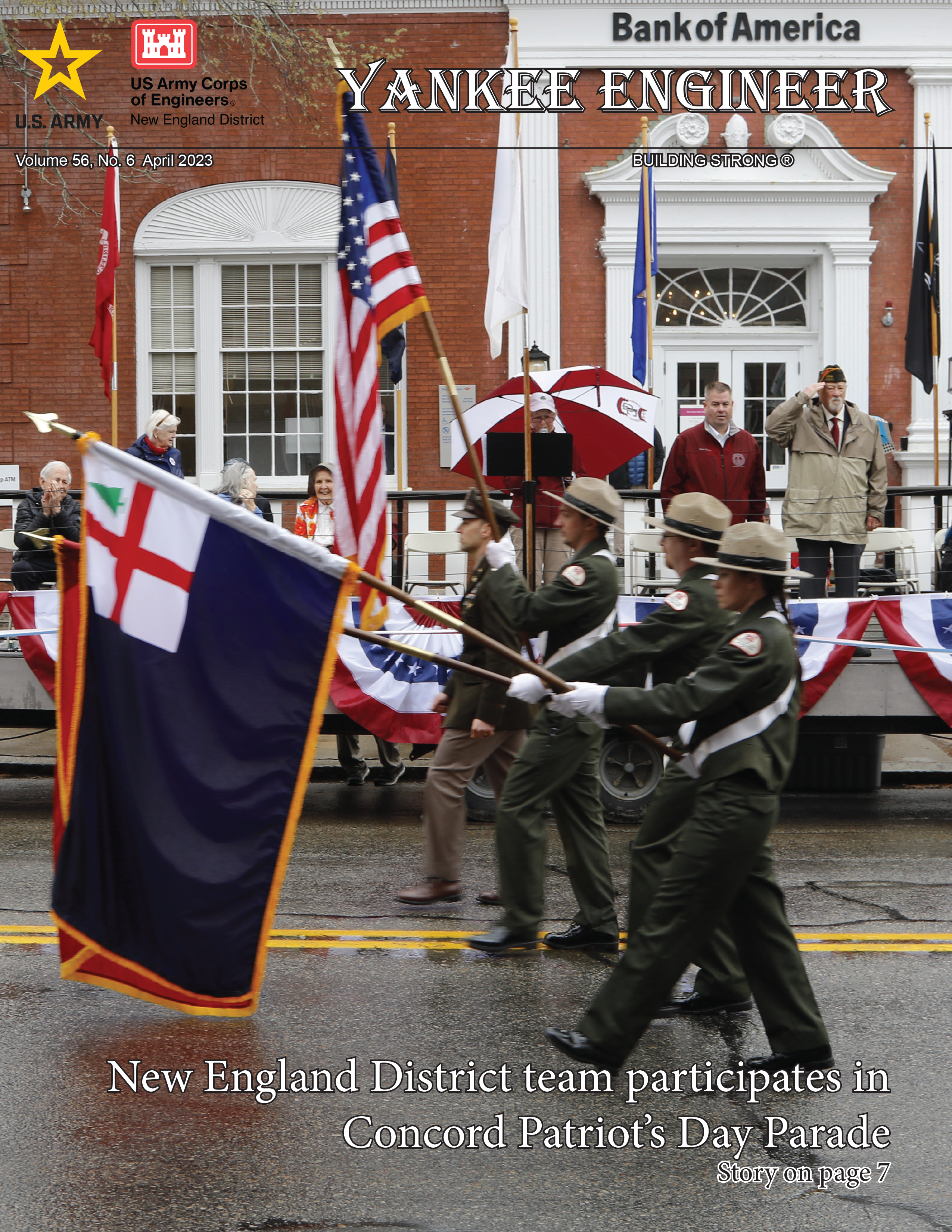 photograph of April 2023 Yankee Engineer front page