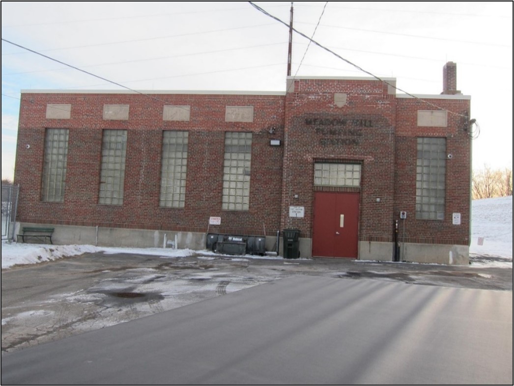 The Meadow Hill Pump Station, part of the East Hartford FRM System